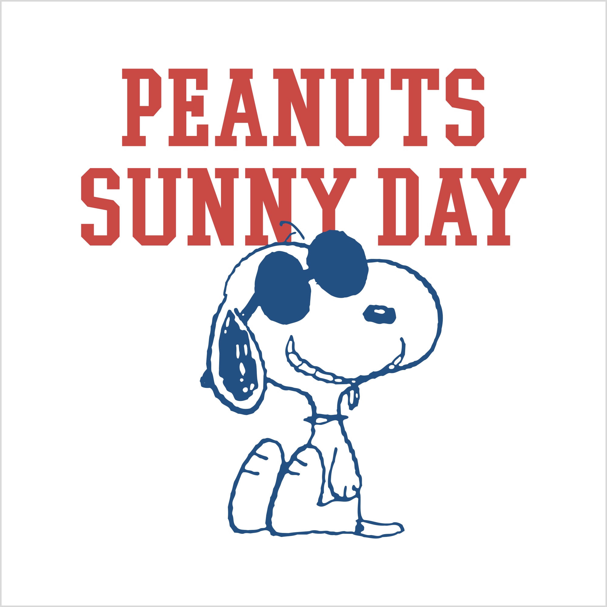 Lineup PEANUTS Sunny Day UT