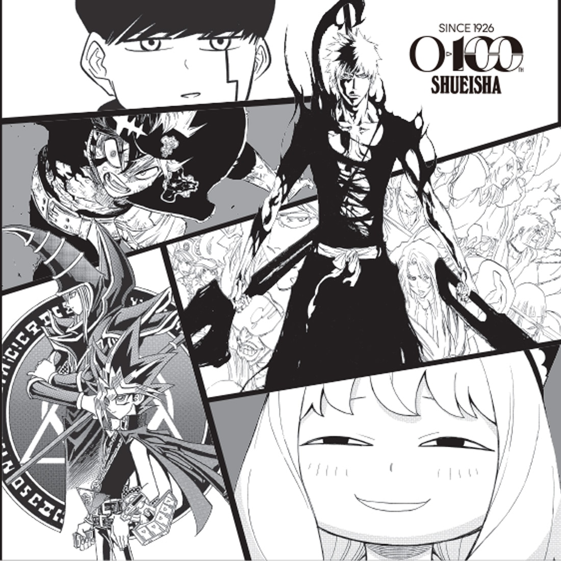 Lineup MANGA UT SHUEISHA 100th