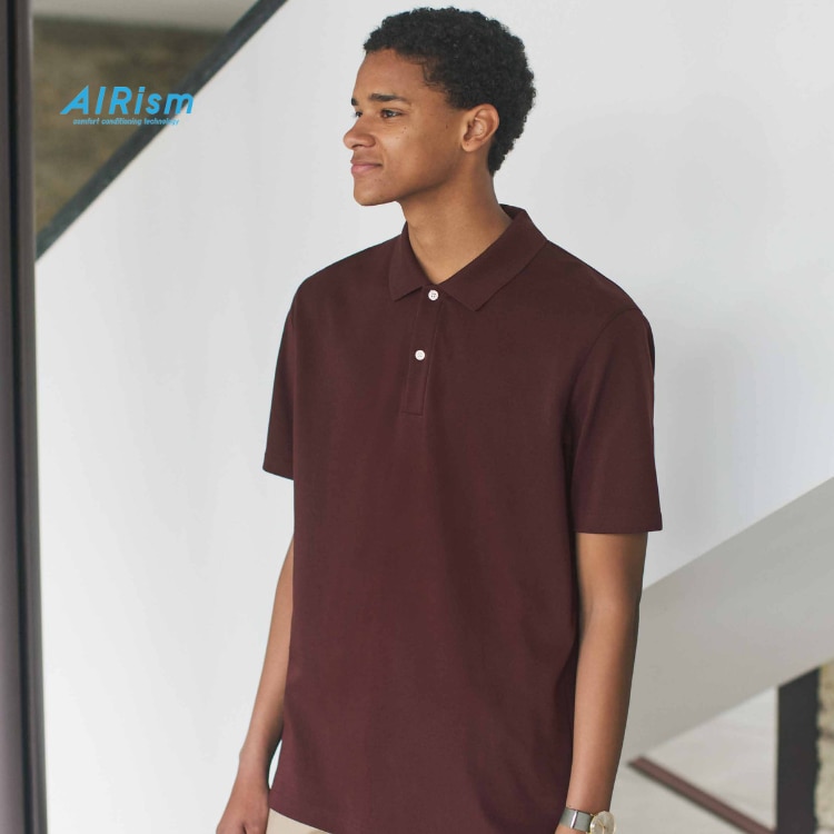 AIRISM SHORT-SLEEVED POLO SHIRT