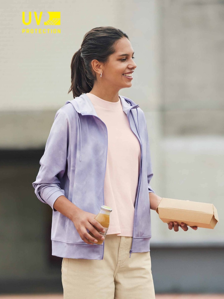 AIRism UV Protection Mesh Hoodie