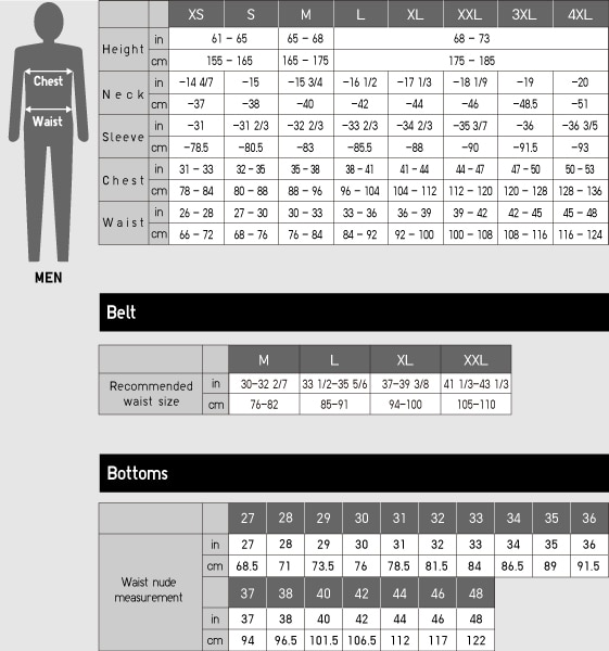 Length Guide by Height