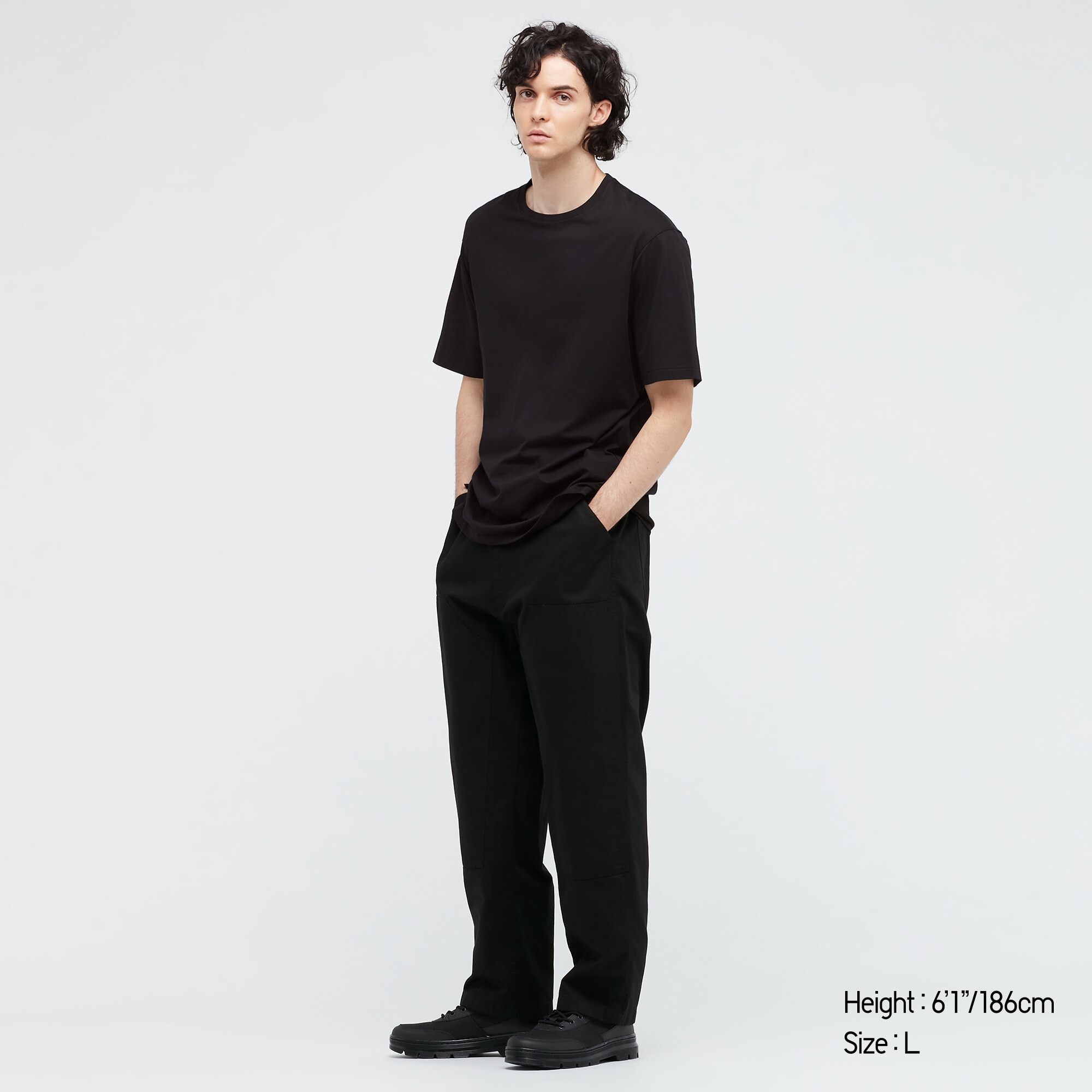 MEN'S +J SUPIMA COTTON RELAXED FIT CREW NECK T-SHIRT | UNIQLO SG