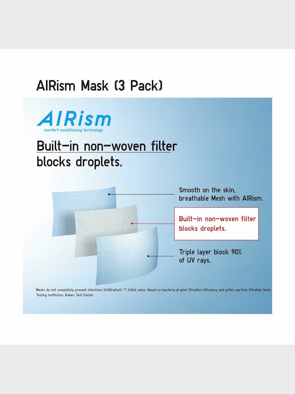 AIRism Face Mask (3/Pack)