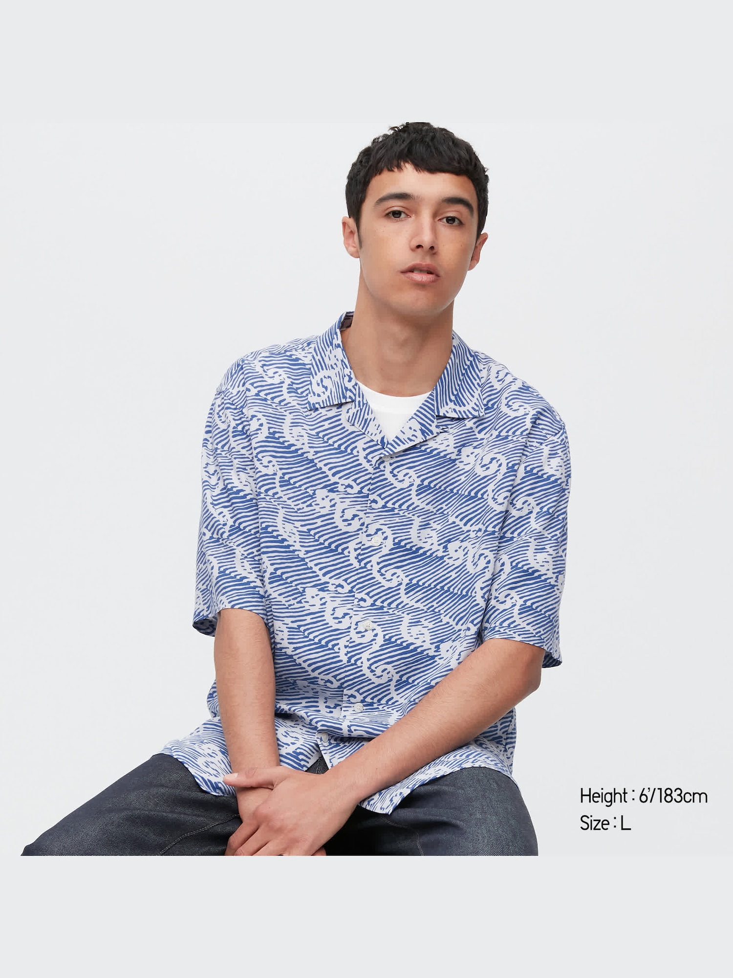 Men's Unsodo Open Collar Short Sleeve Shirt | UNIQLO SG