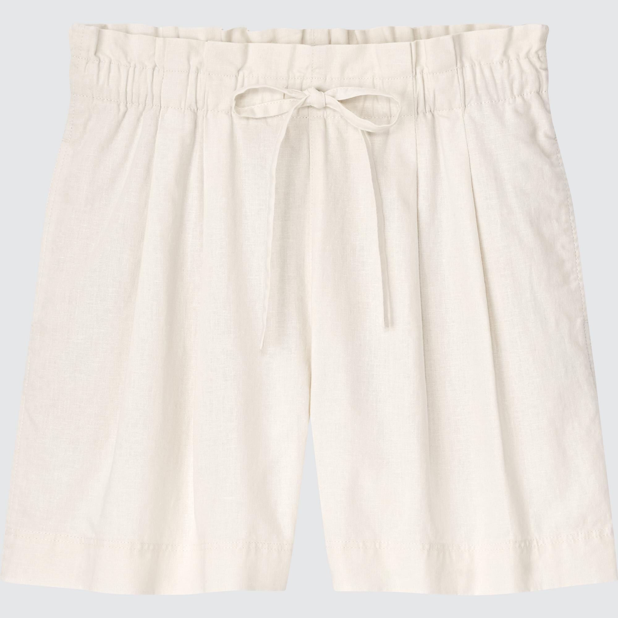 relaxed linen shorts
