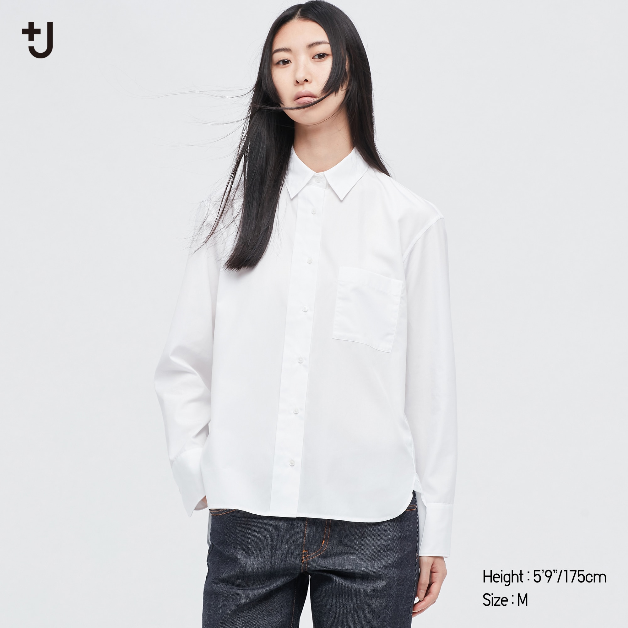 White long sleeve hot sale shirt womens