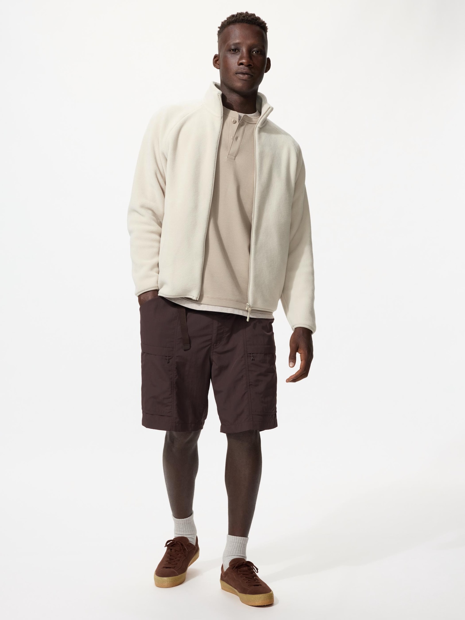 FLEECE REGULAR FIT FULL-ZIP JACKET | UNIQLO SG