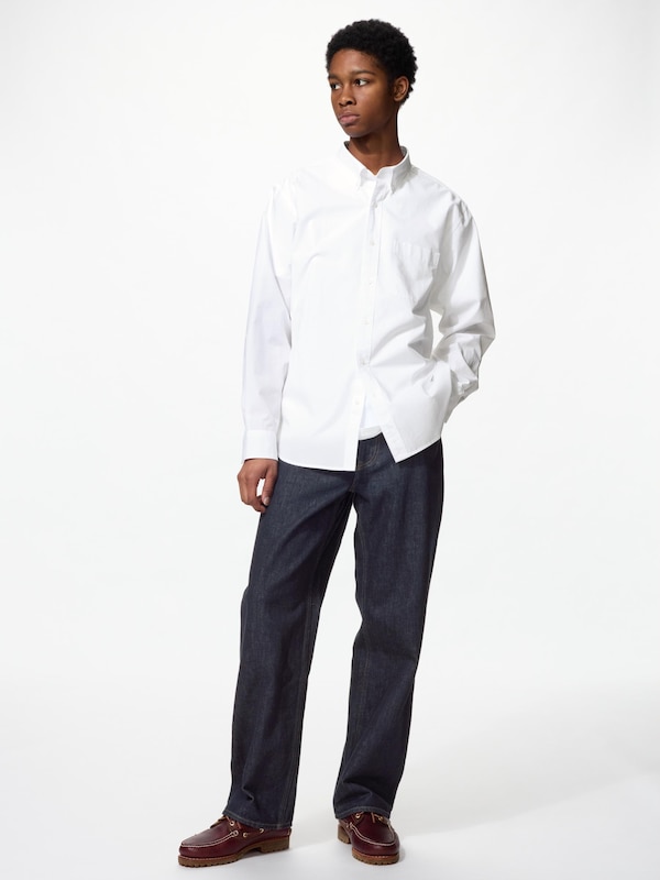 Extra Fine Cotton Broadcloth Long Sleeve Shirt