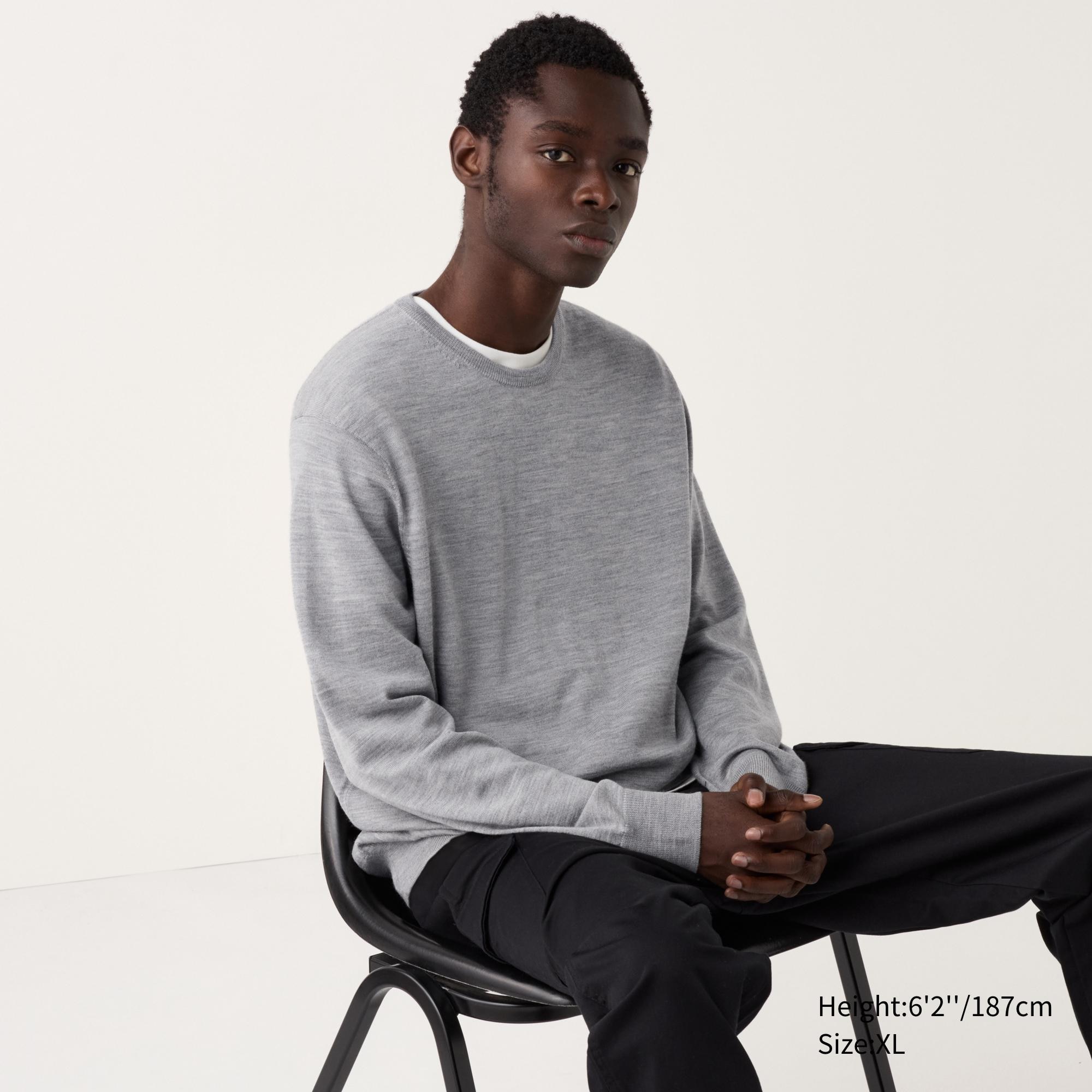 Check styling ideas for「Extra Fine Merino Knitted Long-Sleeve