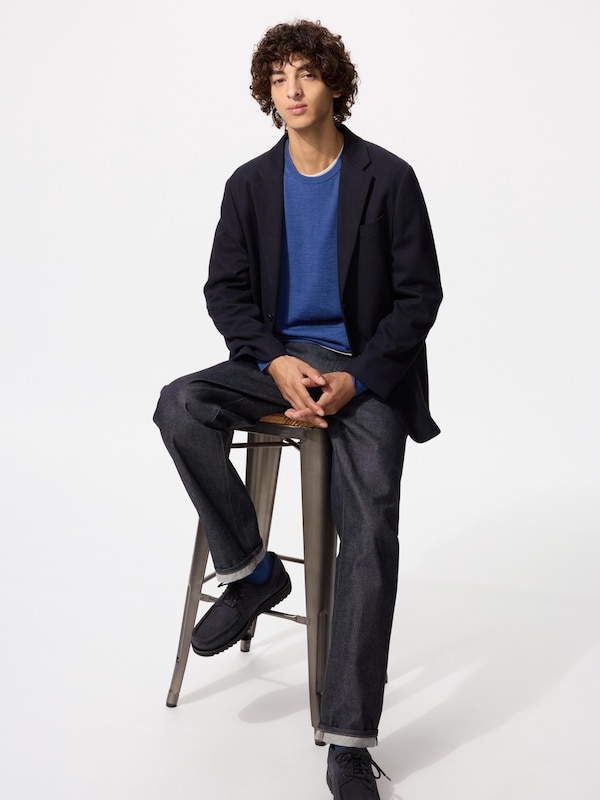 Merino Crew Neck Long Sleeve Sweater