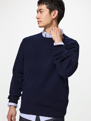 Cashmere Crew Neck Long Sleeve Sweater
