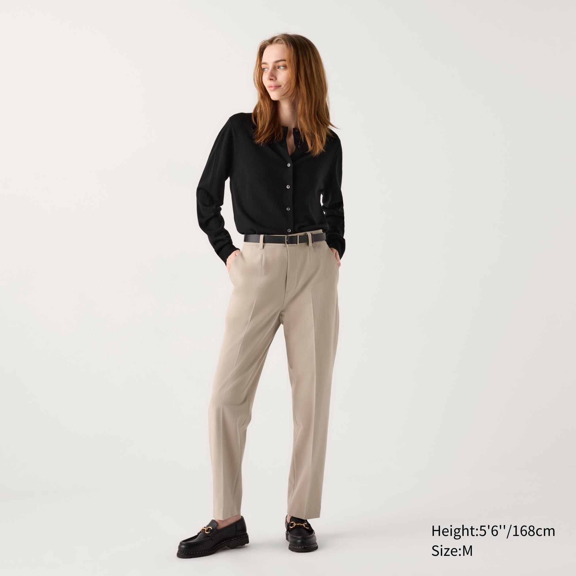 WOMEN'S SMART ANKLE PANTS (WOOL LIKE) | UNIQLO CA