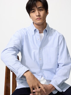 Oxford Shirt Long Sleeve (Striped)