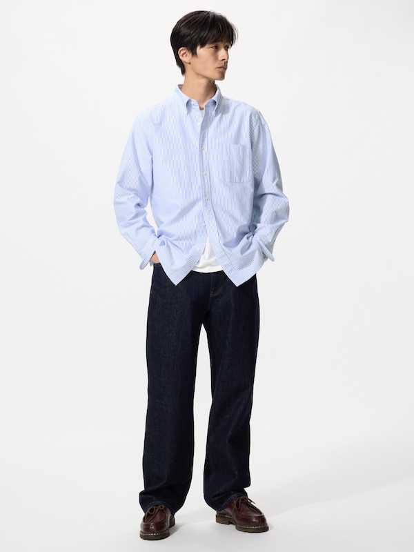 Oxford Shirt Long Sleeve (Striped)