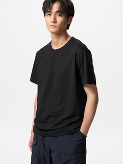 AIRism Cotton Crew Neck Short Sleeve T-Shirt