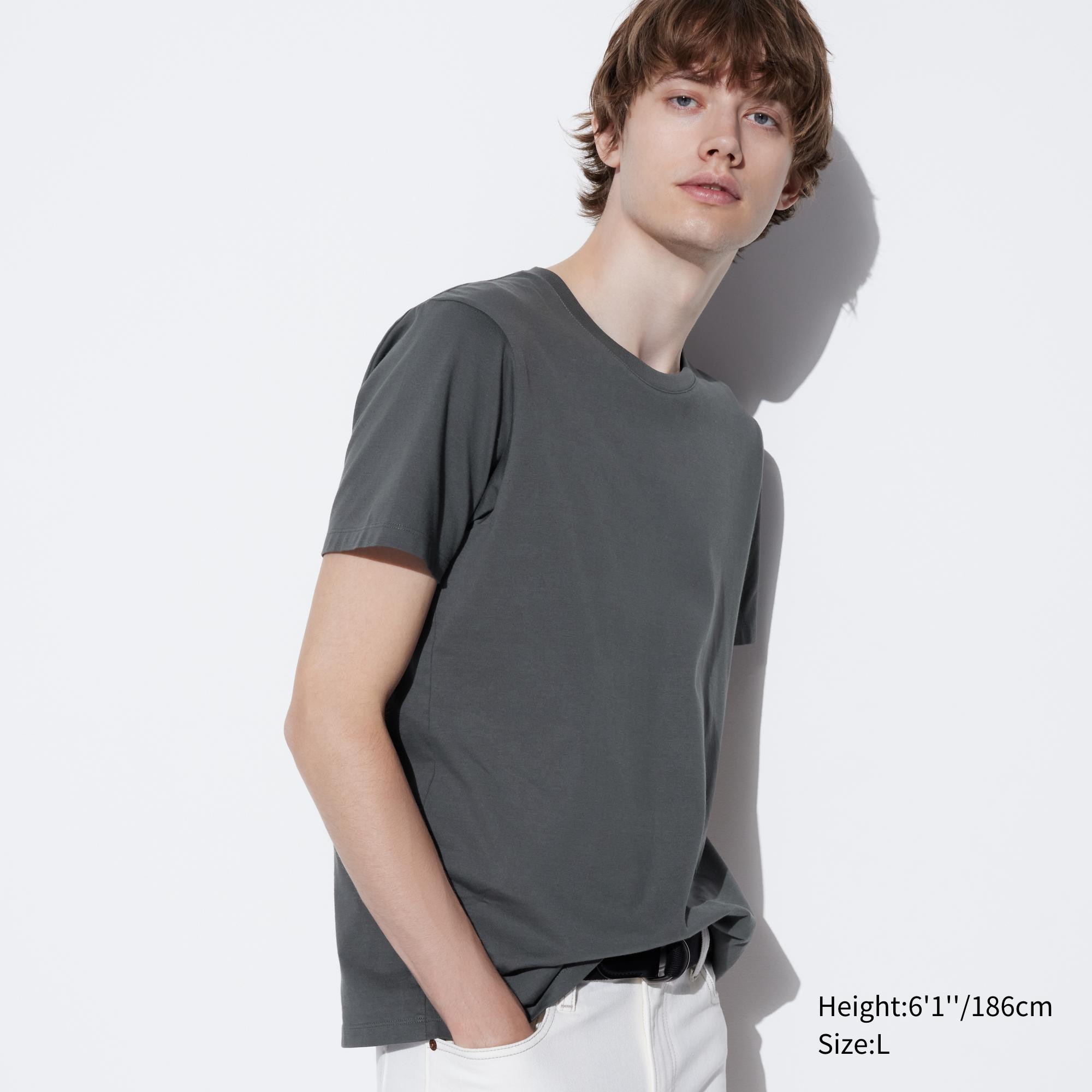 Check styling ideas for「SUPIMA COTTON CREW NECK SHORT SLEEVE T