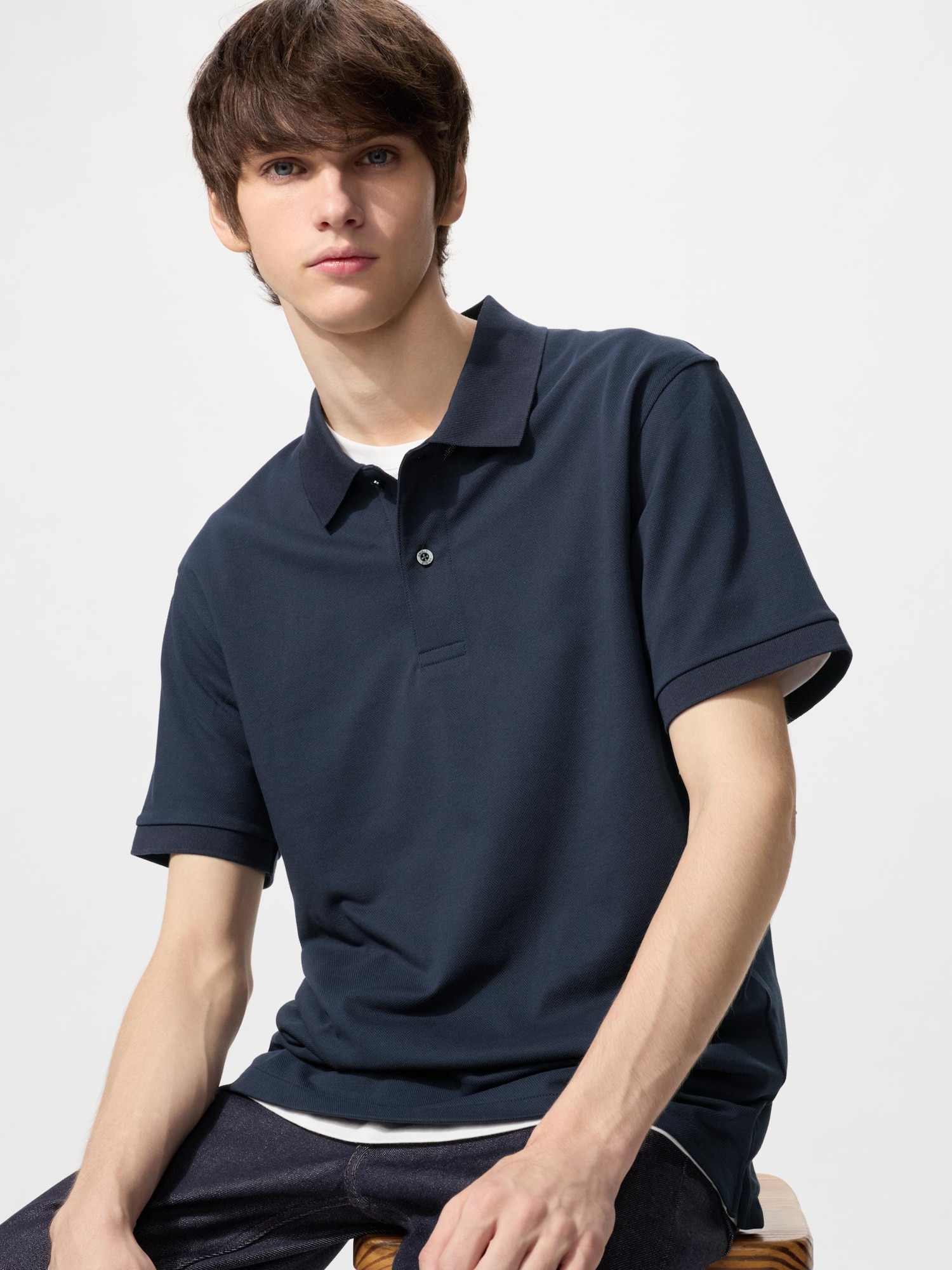 DRY PIQUE SHORT SLEEVE POLO SHIRT | UNIQLO SG