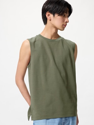 AIRism Cotton Sleeveless T-Shirt