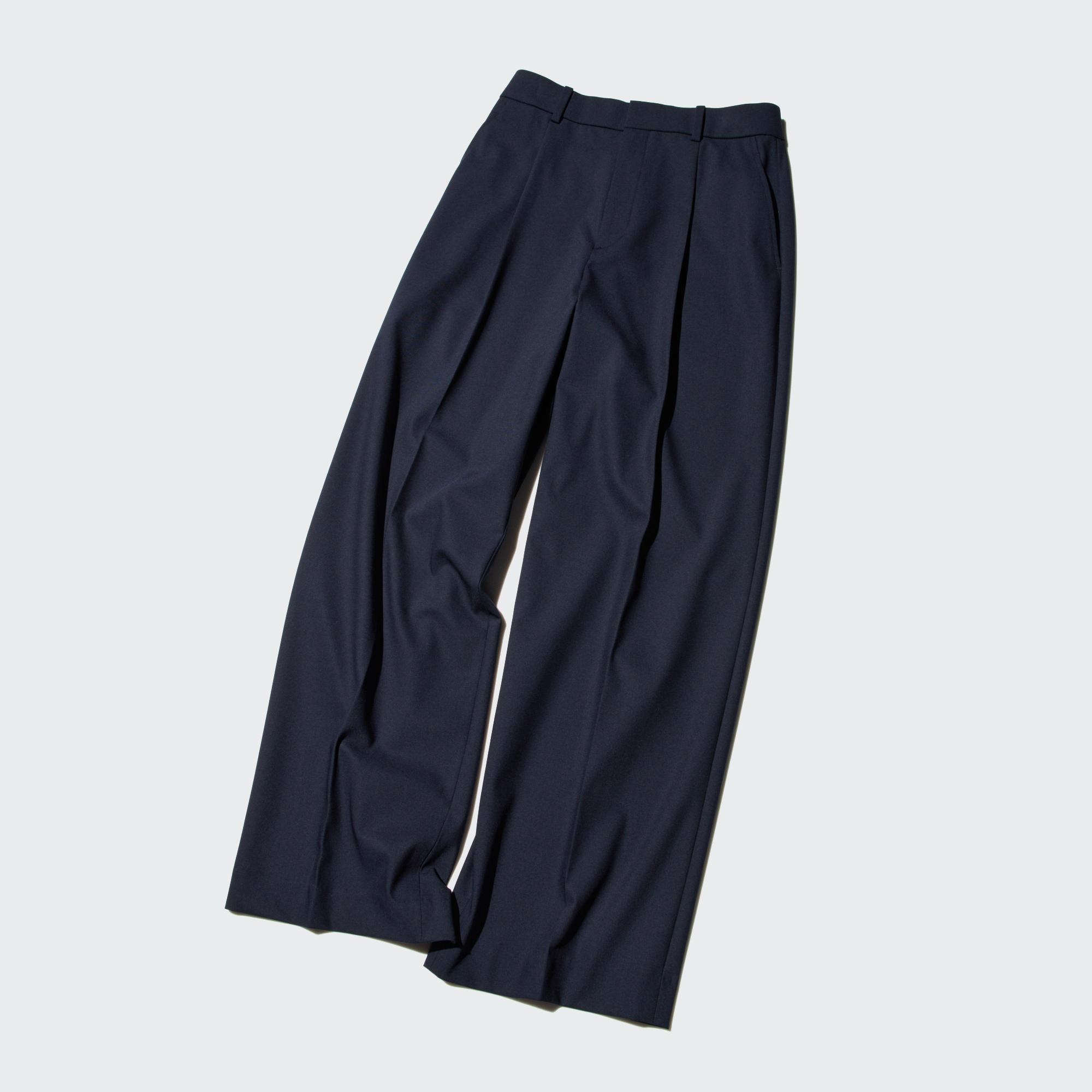 High-waisted, wide silhouette suits all body types.