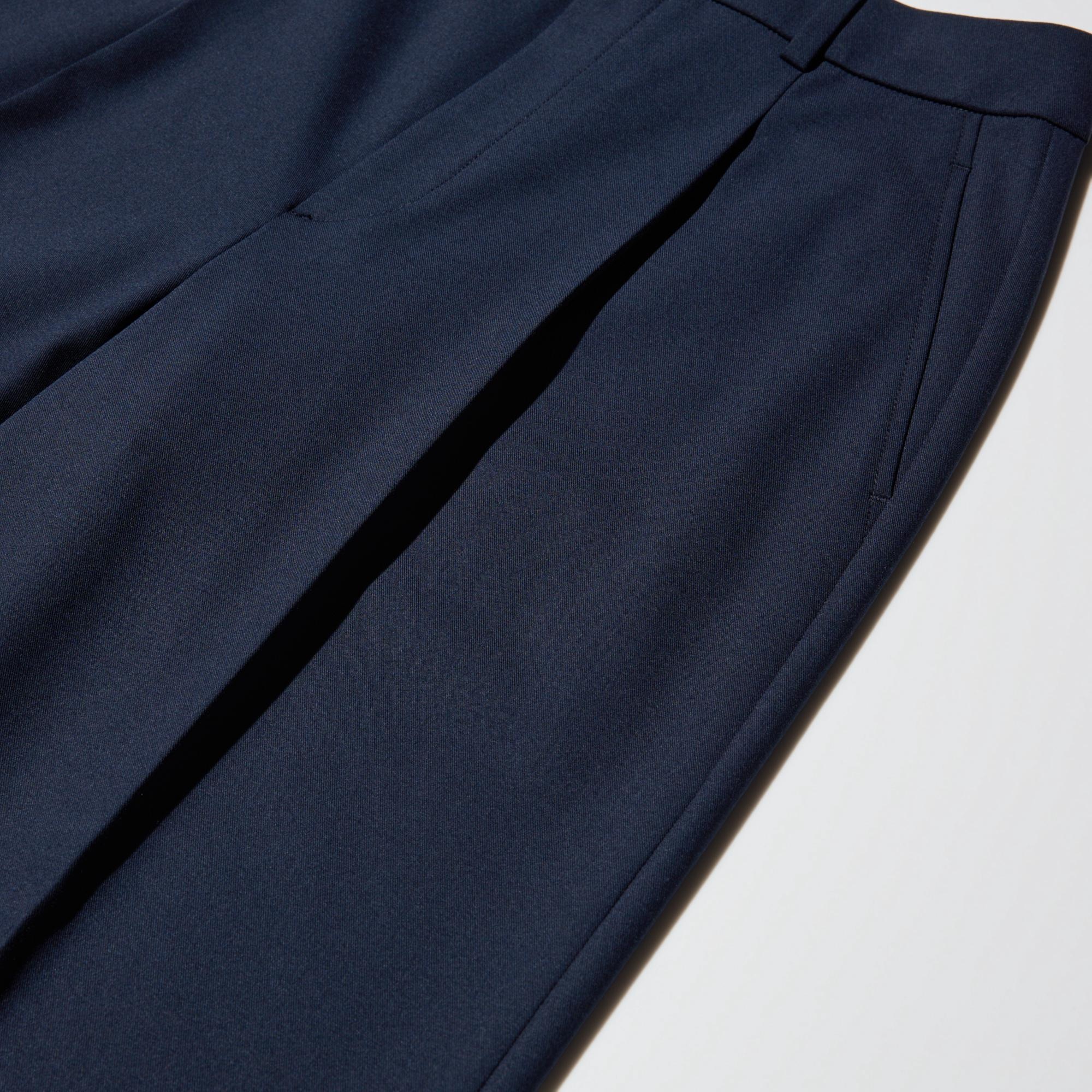 Tucks and center pleats add a refined look for more styling options.