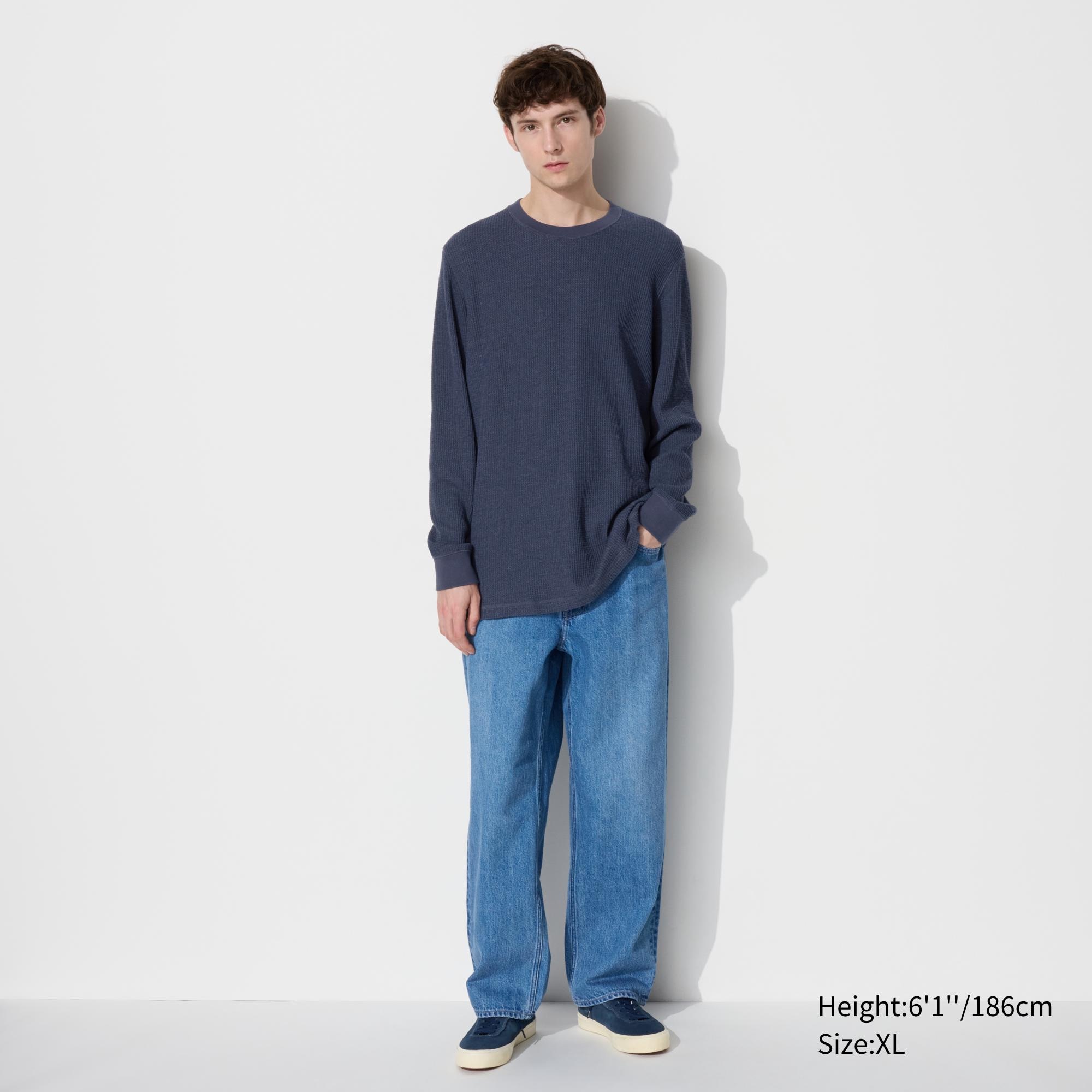 Uniqlo on sale waffle sweater