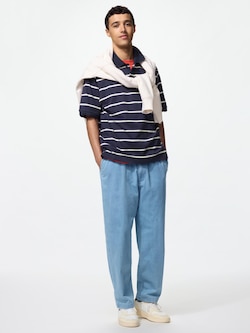 Stretch Easy Ankle Pants Denim