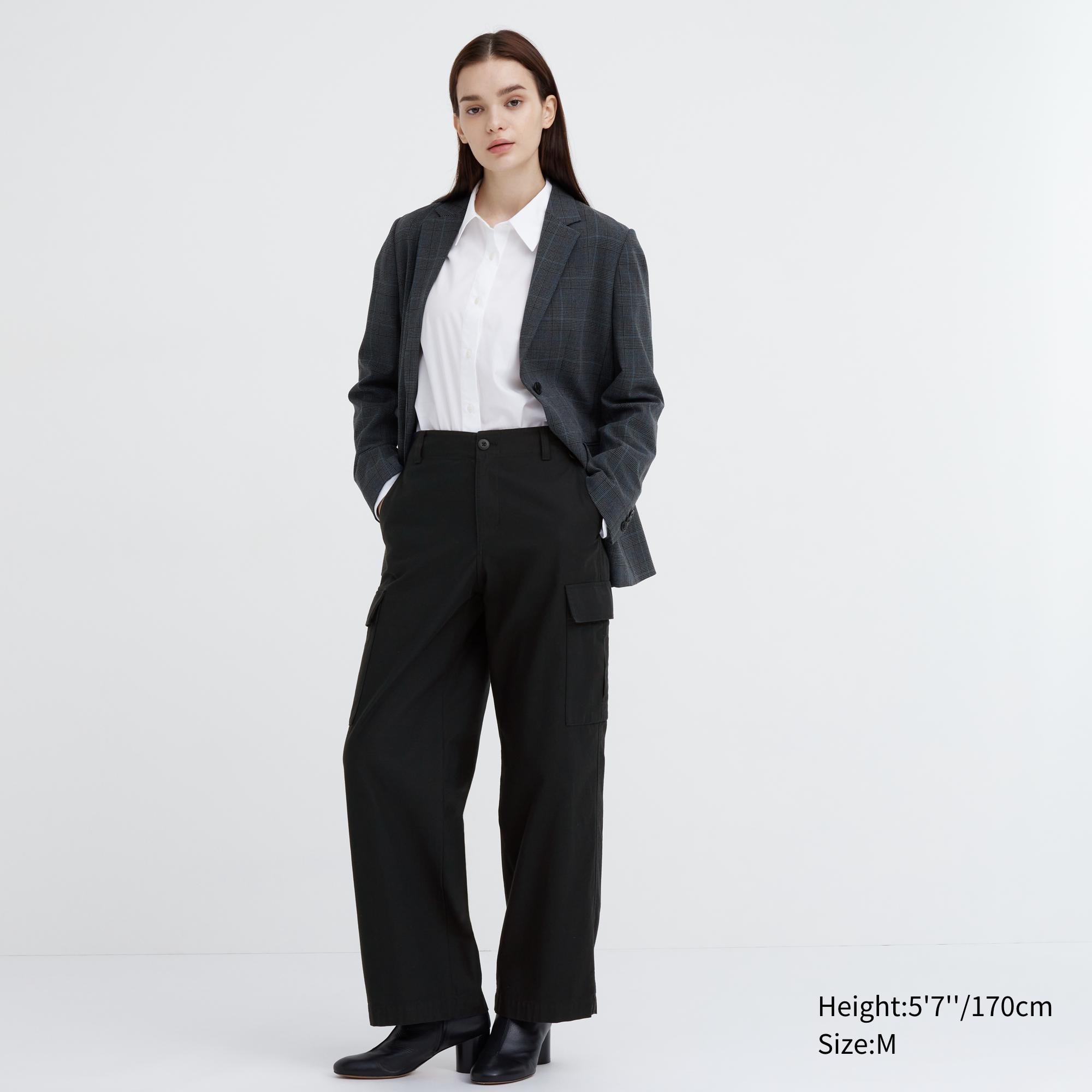 WOMEN'S WIDE STRAIGHT CARGO PANTS | UNIQLO SG