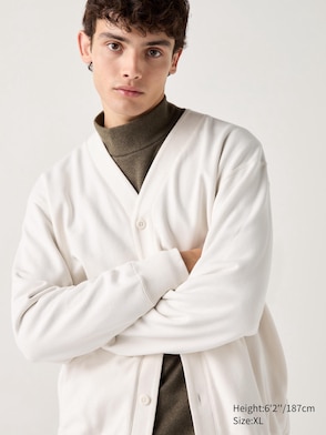 Sweat Long Sleeve Cardigan