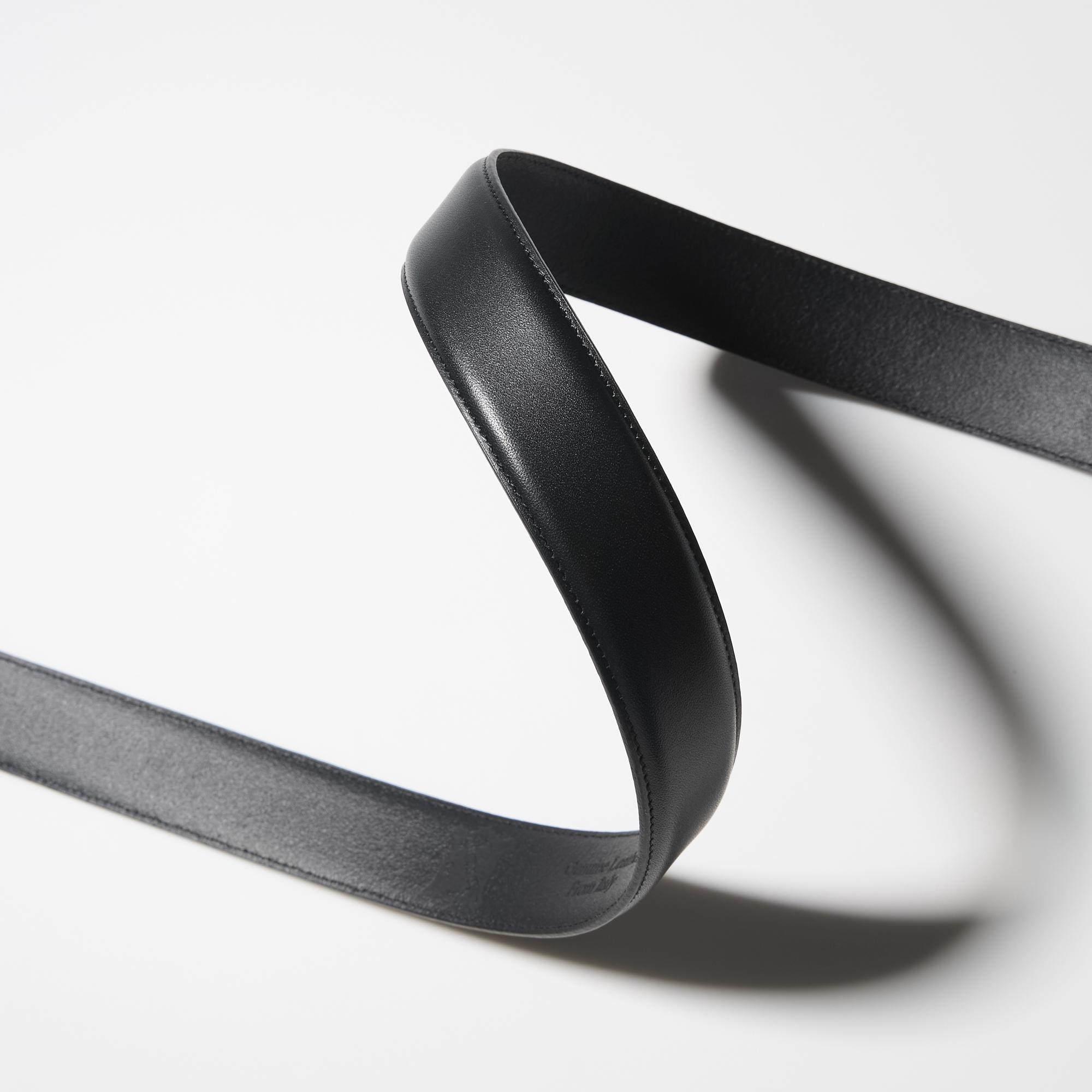 MEN'S ITALIAN LEATHER STITCHED BELT | UNIQLO SG