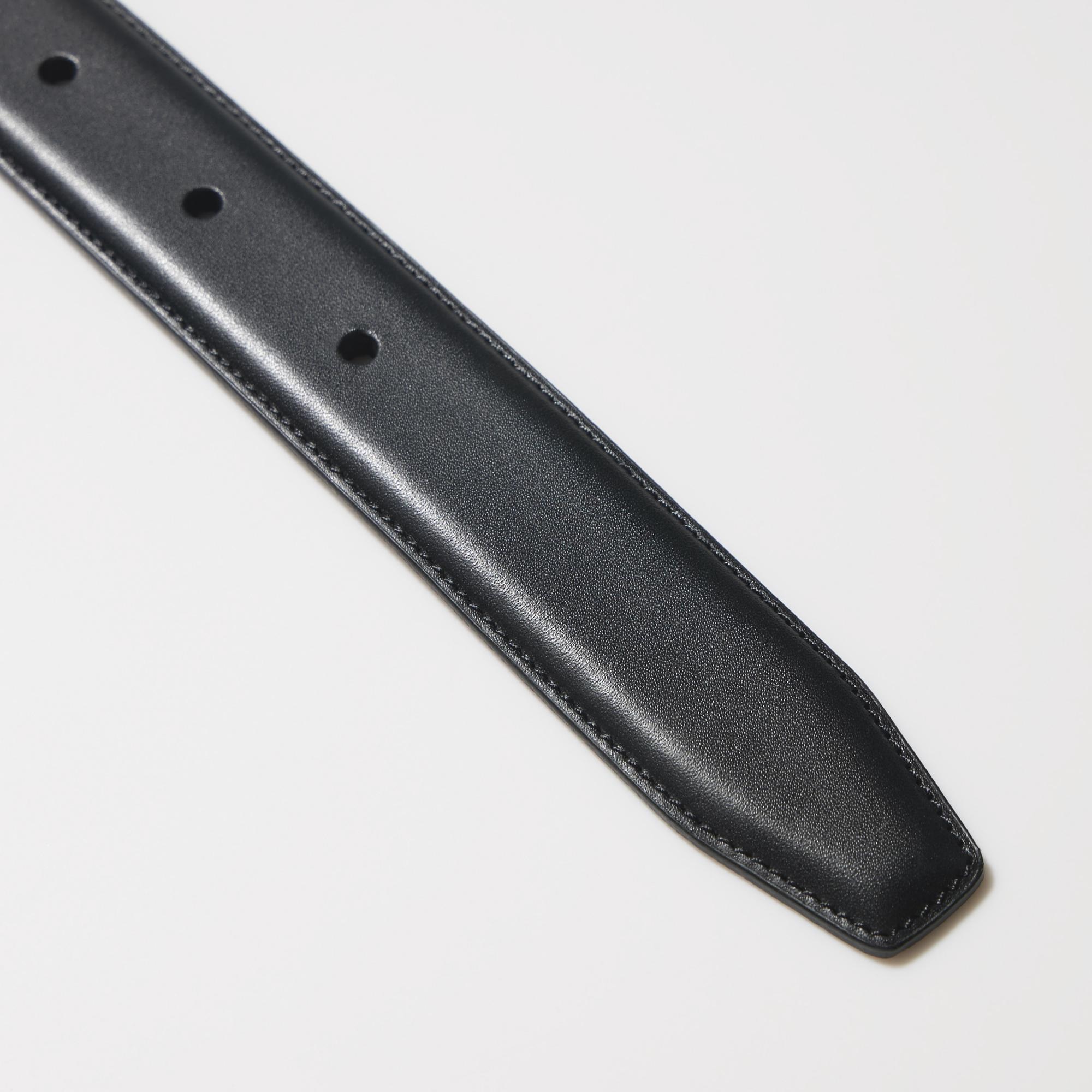 MEN'S ITALIAN LEATHER STITCHED BELT | UNIQLO SG