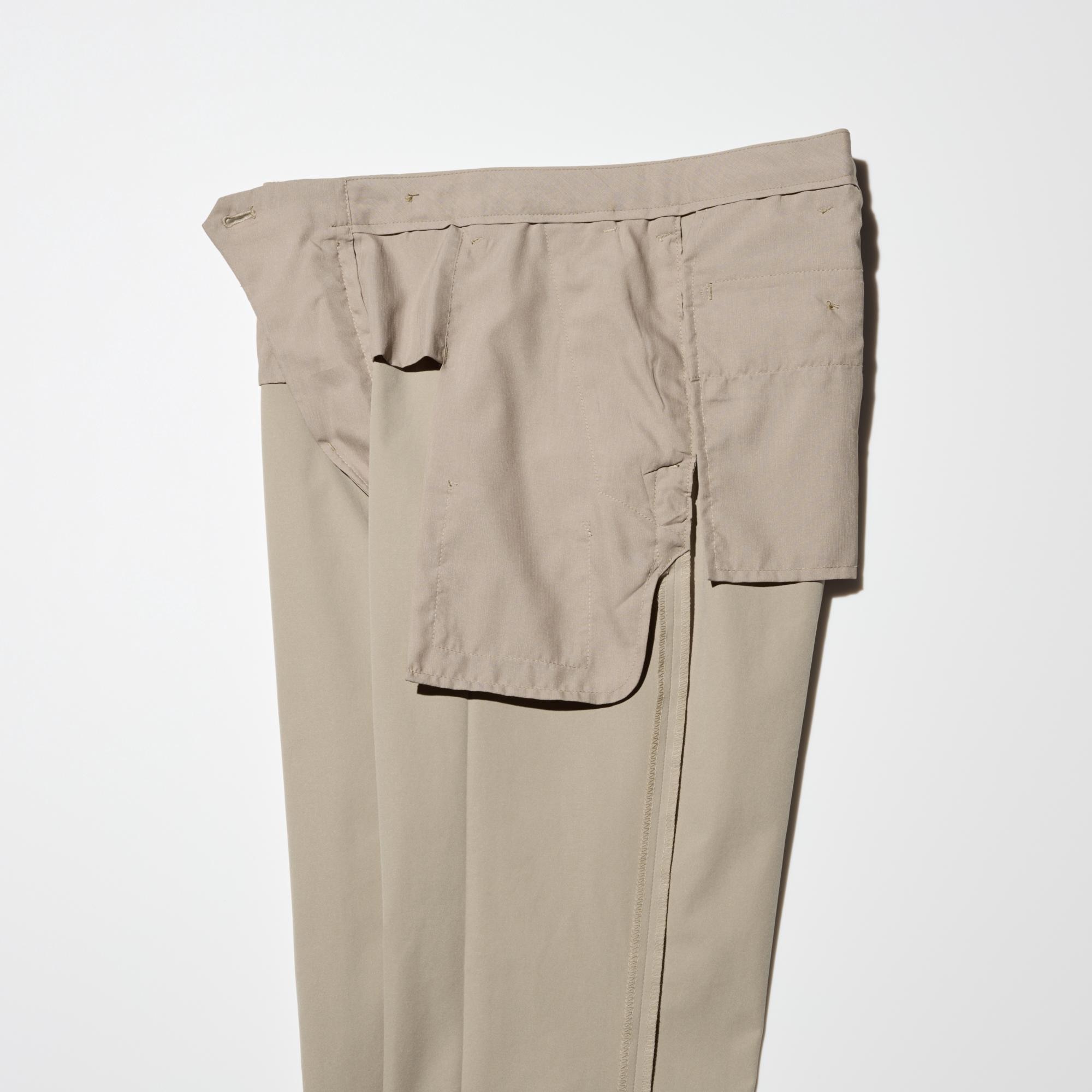 Breathable fabric inside the pockets and waist lining.