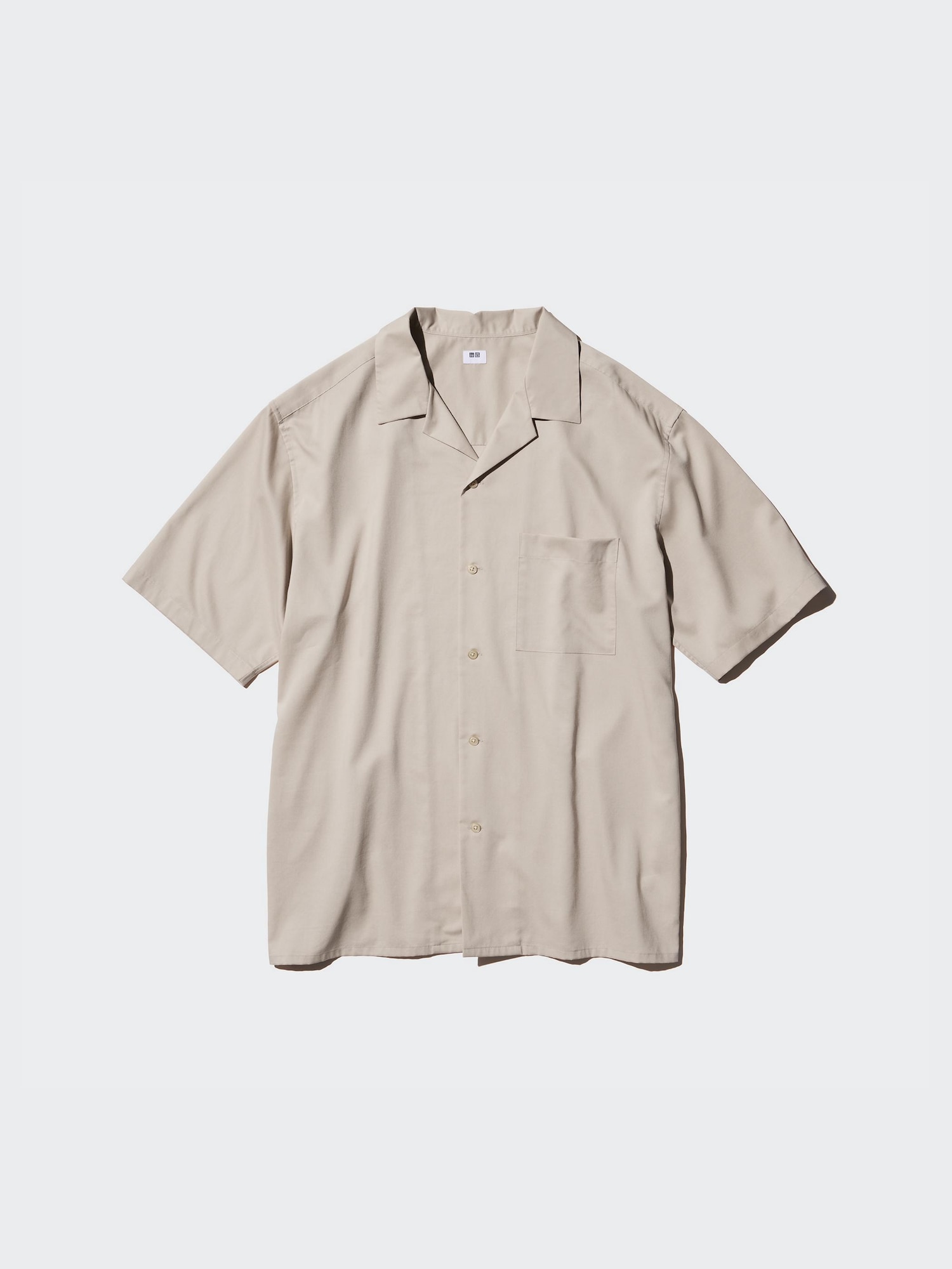 OPEN COLLAR SHORT SLEEVE SHIRT | UNIQLO SG