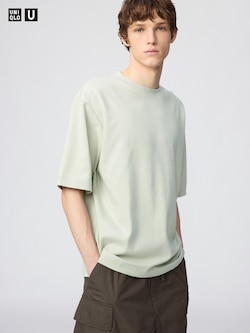 AIRism Cotton Crew Neck Oversized T-Shirt