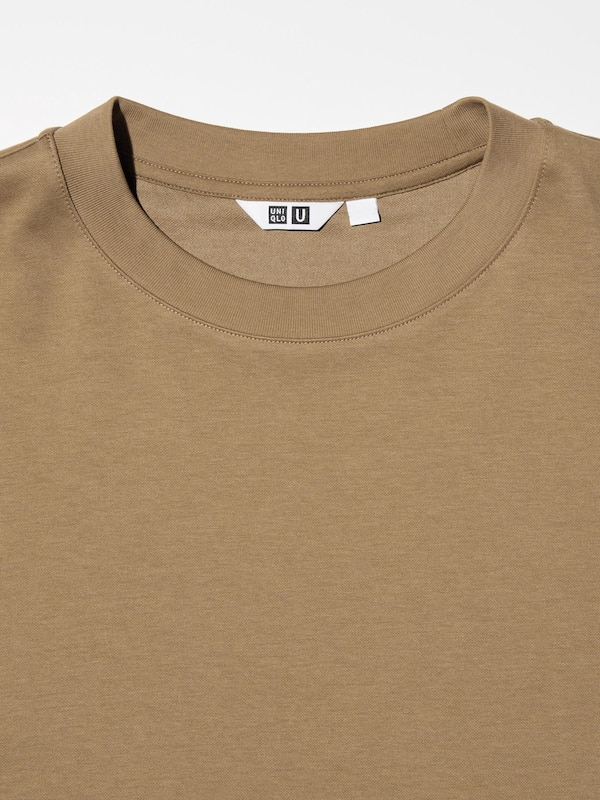 AIRism Cotton Crew Neck Oversized T-Shirt