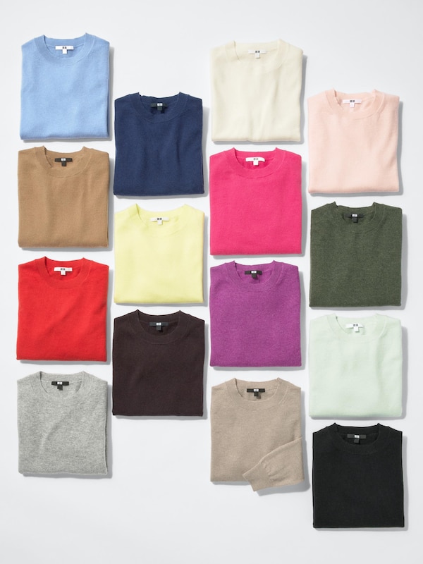 Cashmere Long Sleeve Crew Neck Sweater
