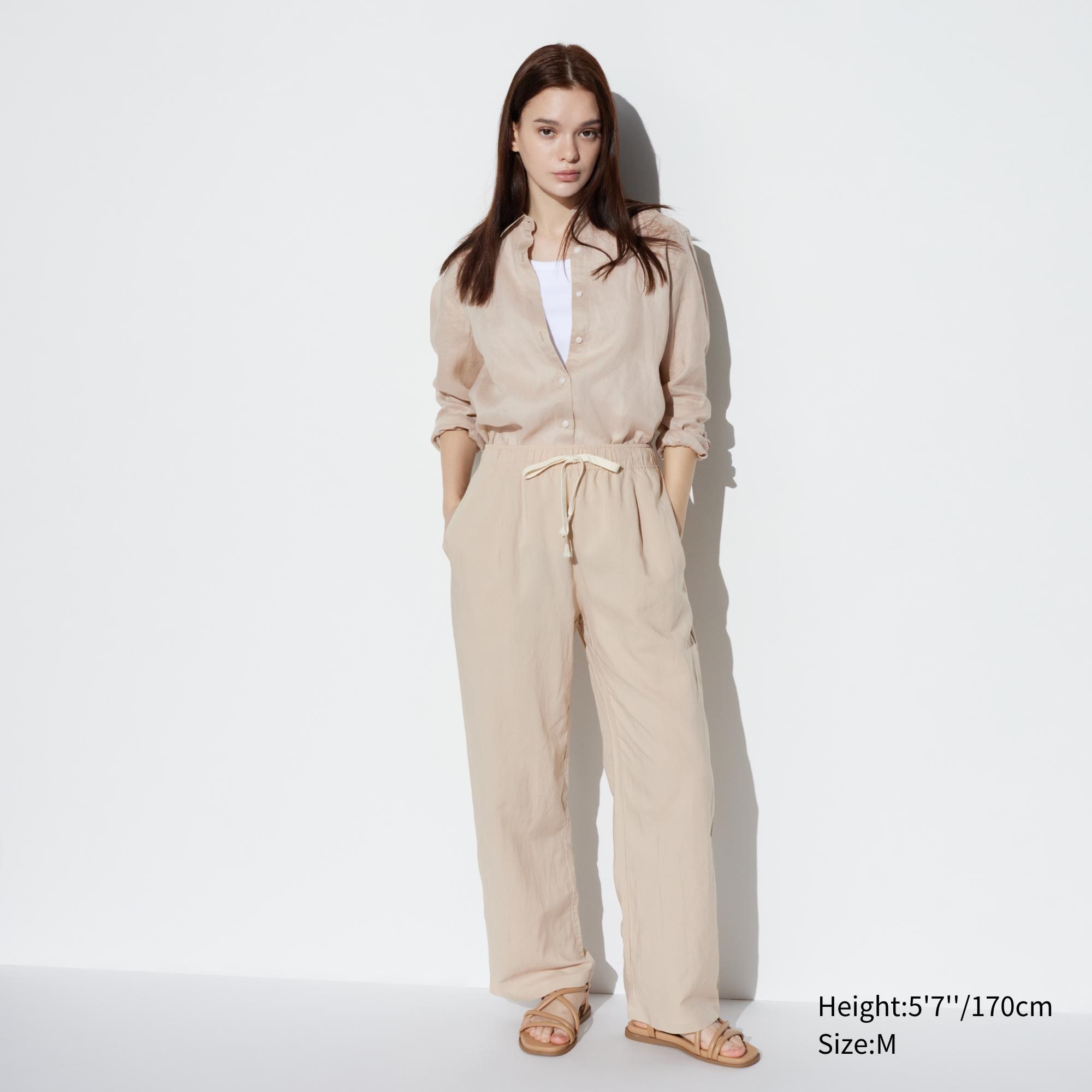 Uniqlo linen pants on sale womens