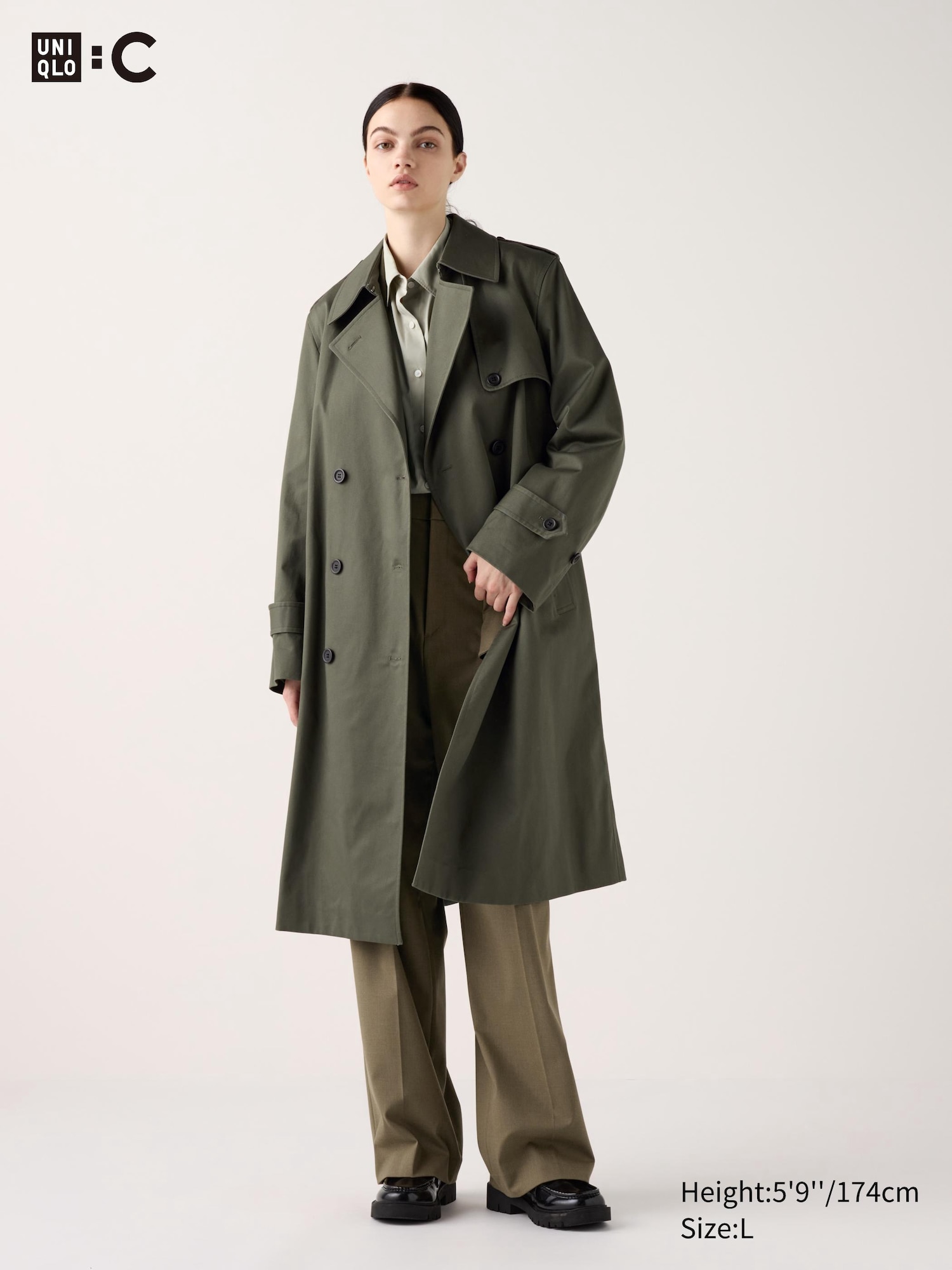 Mens trench coat uniqlo best sale