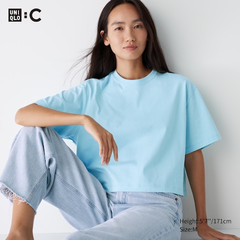 Cotton Oversized Cropped T-Shirt