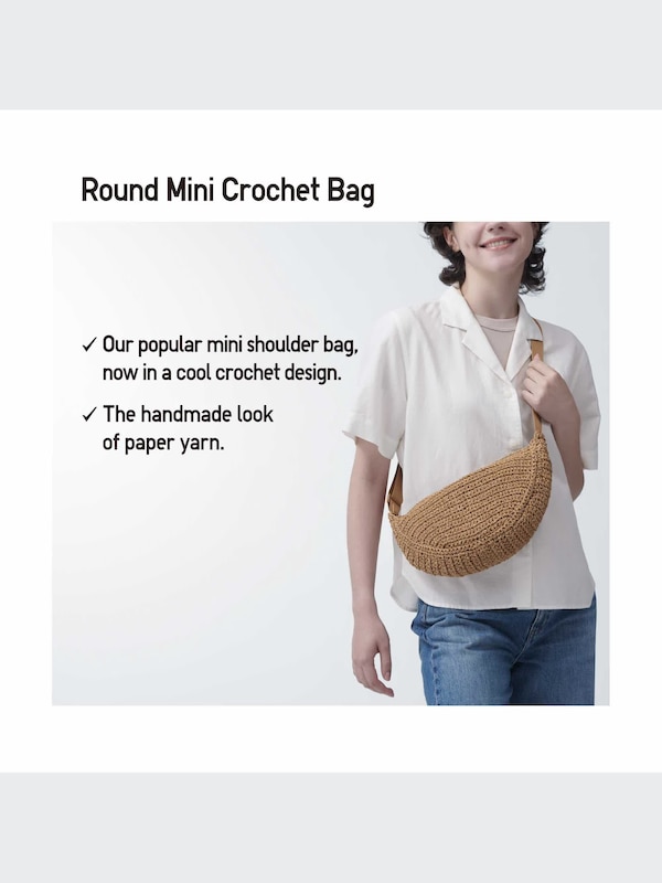 Round Mini Crochet Bag