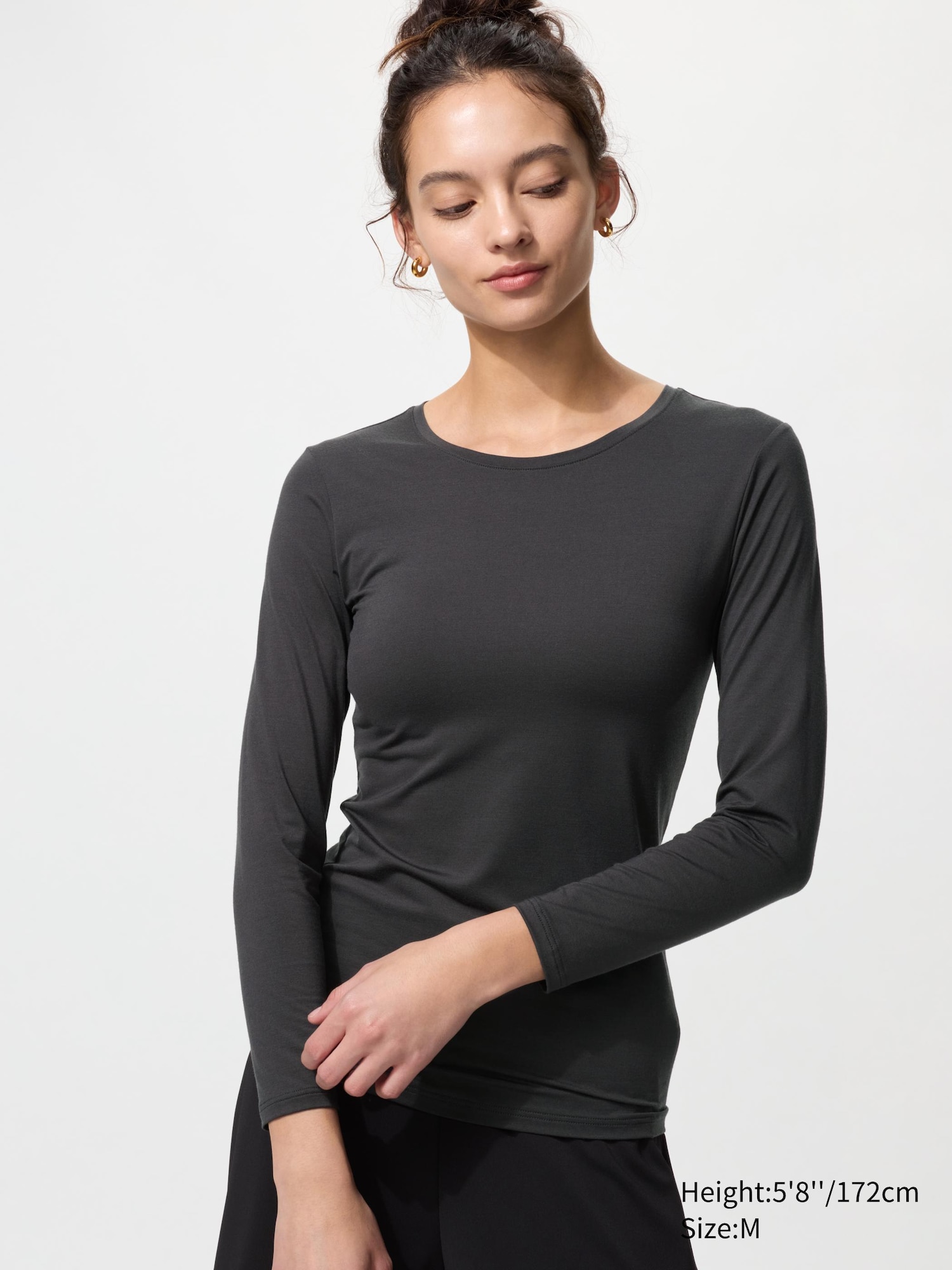HEATTECH インナーウェア Lサイズ ブラック 6点セット ヒートテック レディース インナー 上下セット 大きいサイズ 5XL