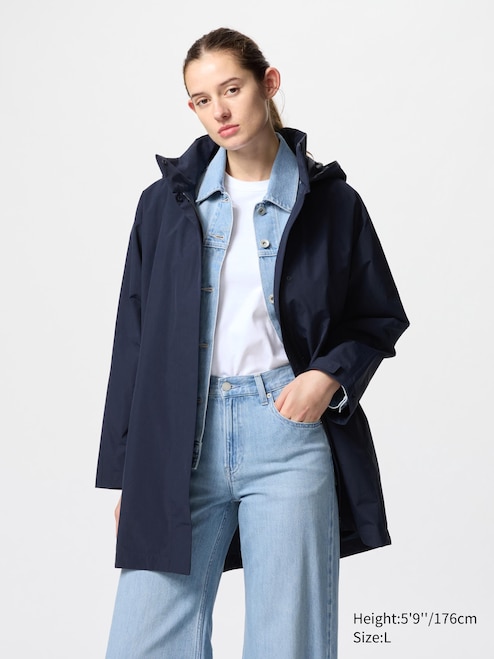 WOMEN'S BLOCKTECH HALF COAT UNIQLO SG