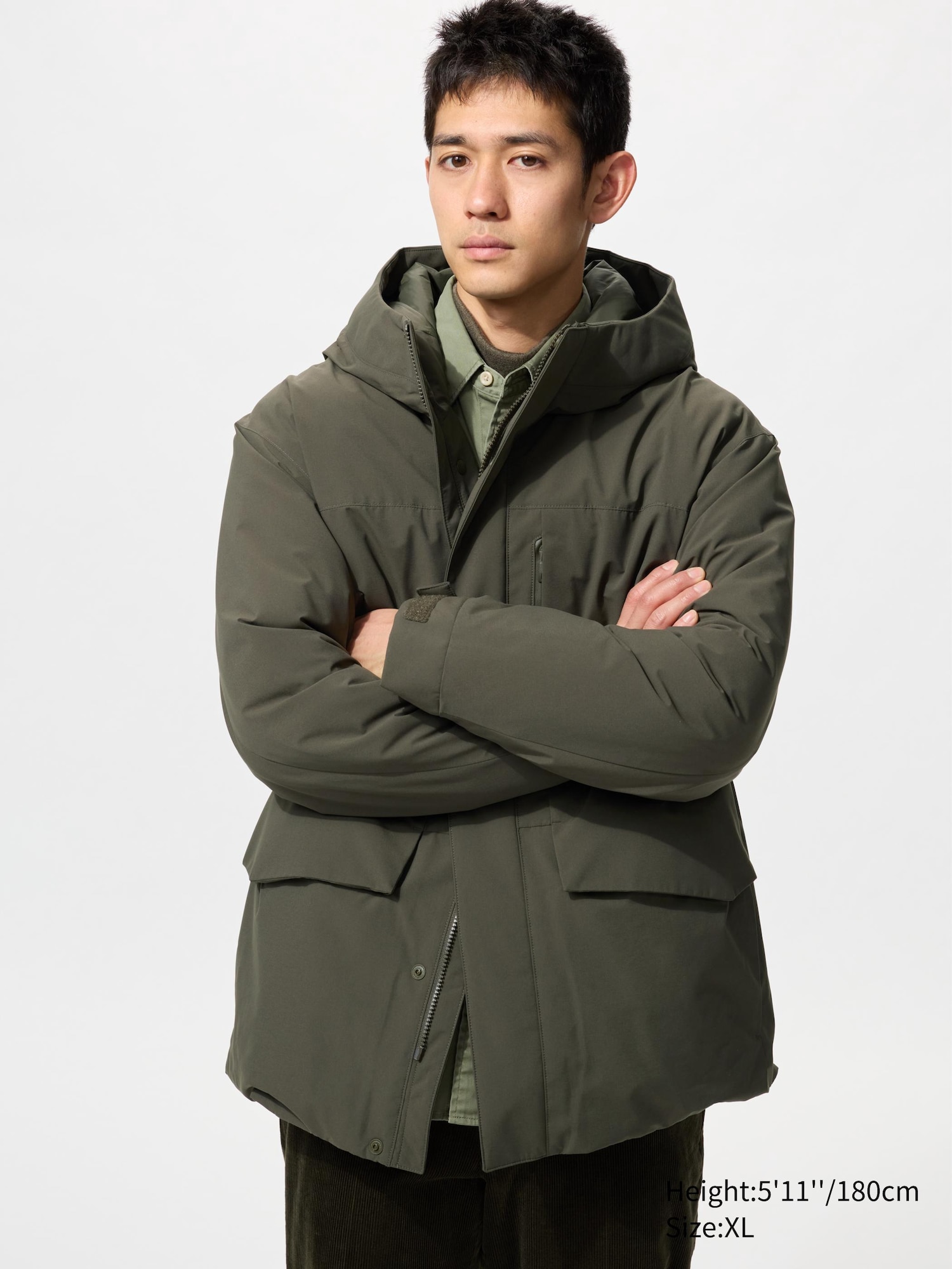 Jacket parka uniqlo best sale