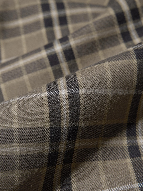 Flannel Easy Ankle Pants (Checked)