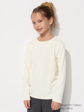 KIDS HEATTECH Ultra Warm Crew Neck T-Shirt