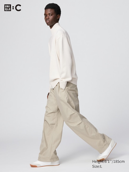 WIDE PARACHUTE PANTS UNIQLO SG