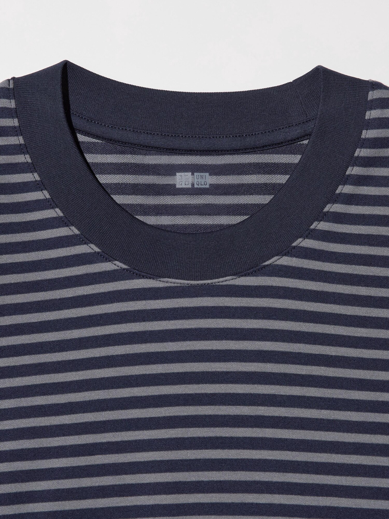 MEN'S AIRISM COTTON STRIPED LONG SLEEVE T-SHIRT | UNIQLO SG