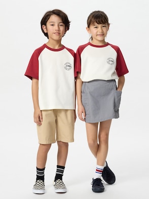 KIDS AIRism Cotton Graphic Crew Neck T-Shirt