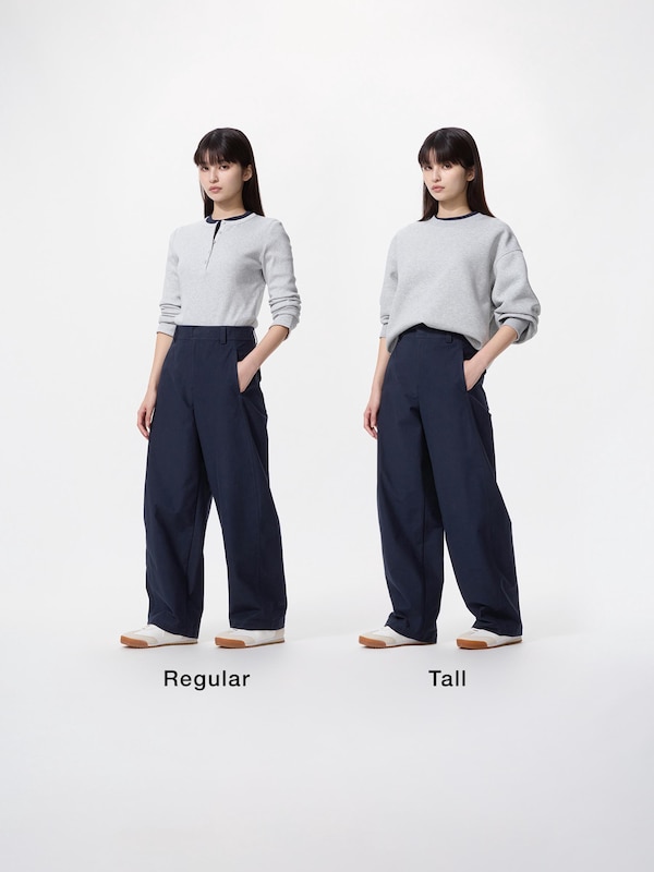 Jersey Barrel Leg Pants (Regular Length)