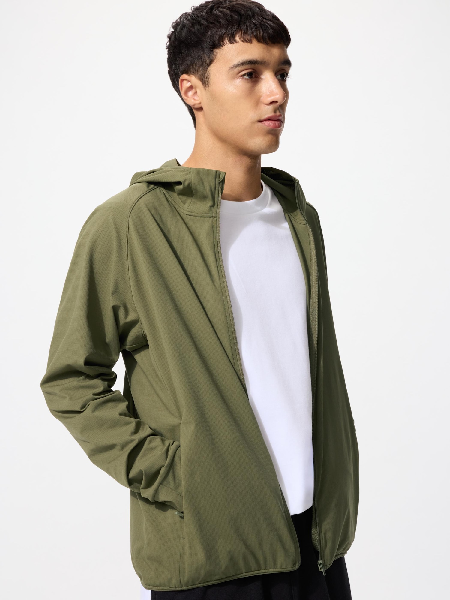 Men's DRY-EX UV Protection Full-Zip Hoodie | UNIQLO SG