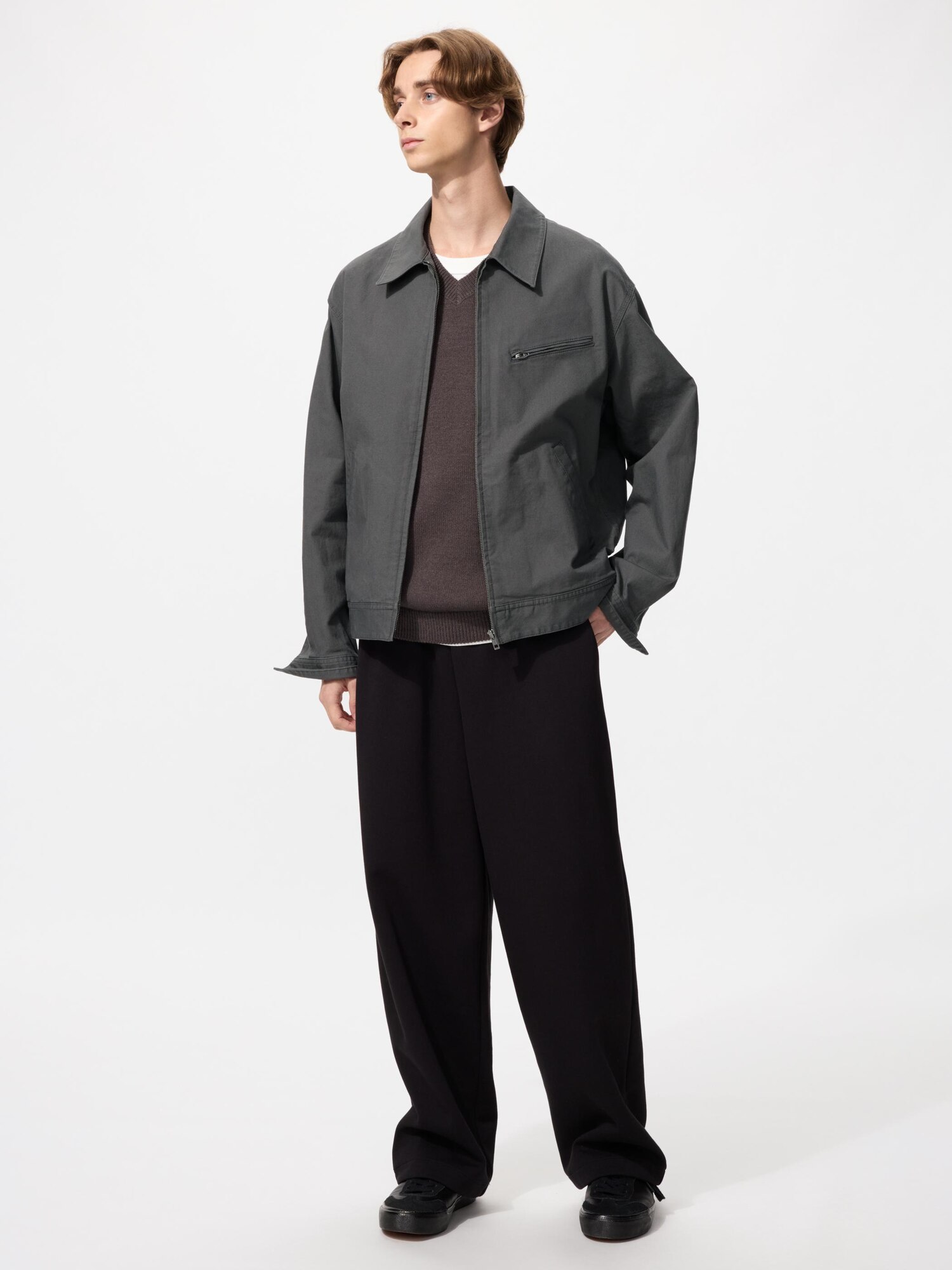 ZIP UP BLOUSON | UNIQLO SG